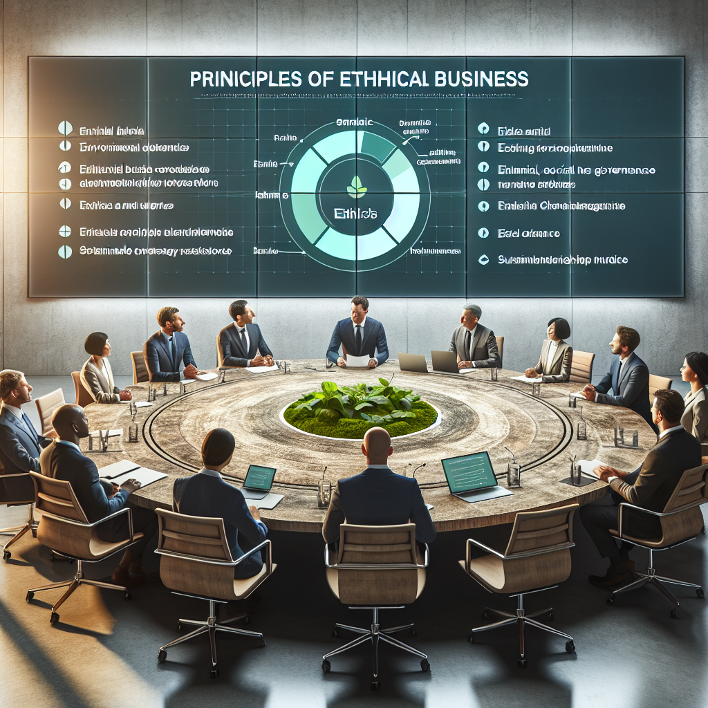 Nachhaltigkeit und Ethik in der Unternehmensführung