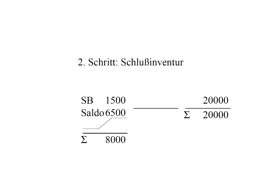 Zweiter Lernschritt