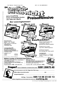 Das Spam-Fax des Autokings