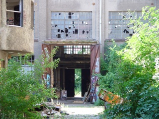 Verfallende Industrieruine in Erfurt (eigene Aufnahme)