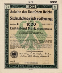 Zwangstaatsanleihe von 1922