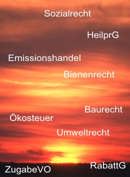 Der Sonnenuntergang über manch absurder Regelung