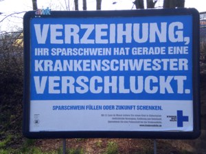 Die verschluckte Krankenschwester